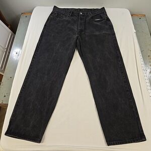 Vintage Levis 550 Jeans Mens 38x32 Black Denim Relaxed Fit Skate Grunge Y2K